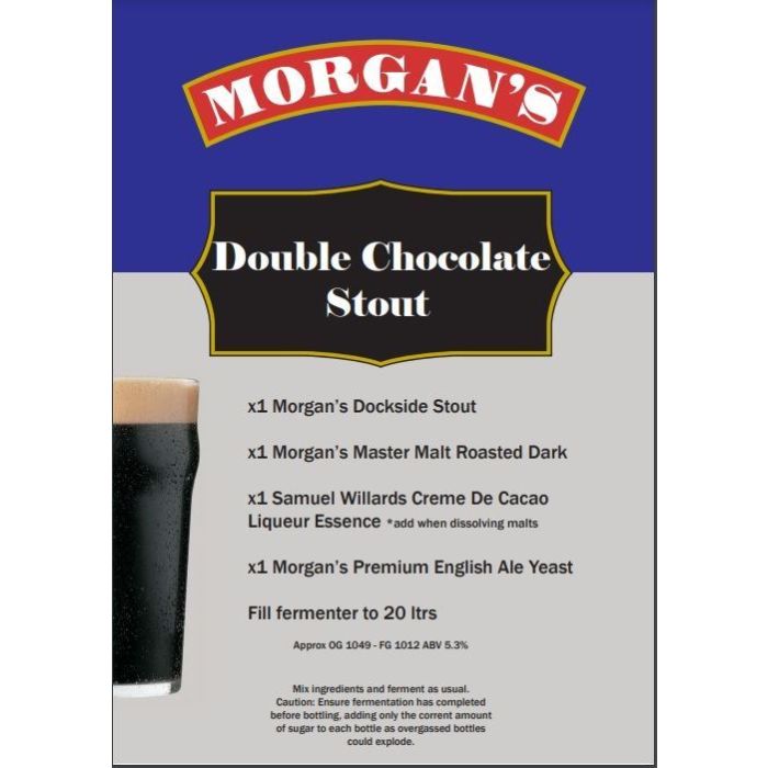 Morgan's Recipe Pack - Double Choc Stout Style