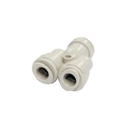 DM Push In Fitting Two Way Divider 8mm x 8mm
