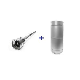 20 Litre Stainless Steel Commercial Keg with D-Type Spear