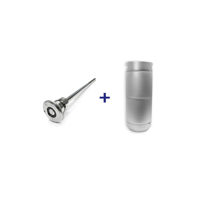 20 Litre Stainless Steel Commercial Keg with A-Type Spear