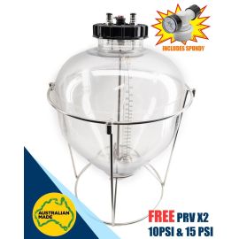 Keg King Apollo Fermenter 30L Pressure Fermenter Snub Spundy
