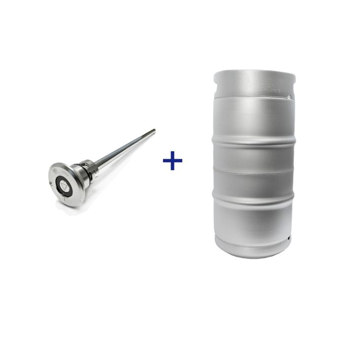 30 Litre Stainless Steel Commercial Keg with A-Type Spear