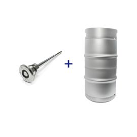30 Litre Stainless Steel Commercial Keg with A-Type Spear