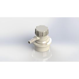 Low Profile Gas Disconnect 6mm Combibarb (Grey)