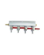 4 Output / 4 Way Gas Line	Manifold Splitter with Check Valves	