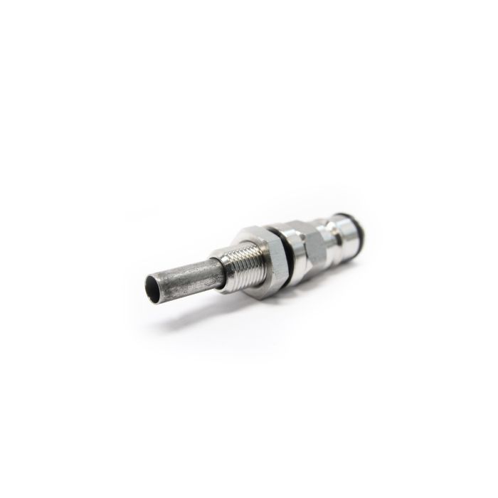 liquid ball lock post with 1/4 inch bulkhead assembly view