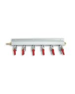 6 Output / 6 Way Gas Line	Manifold Splitter with Check Valves full image