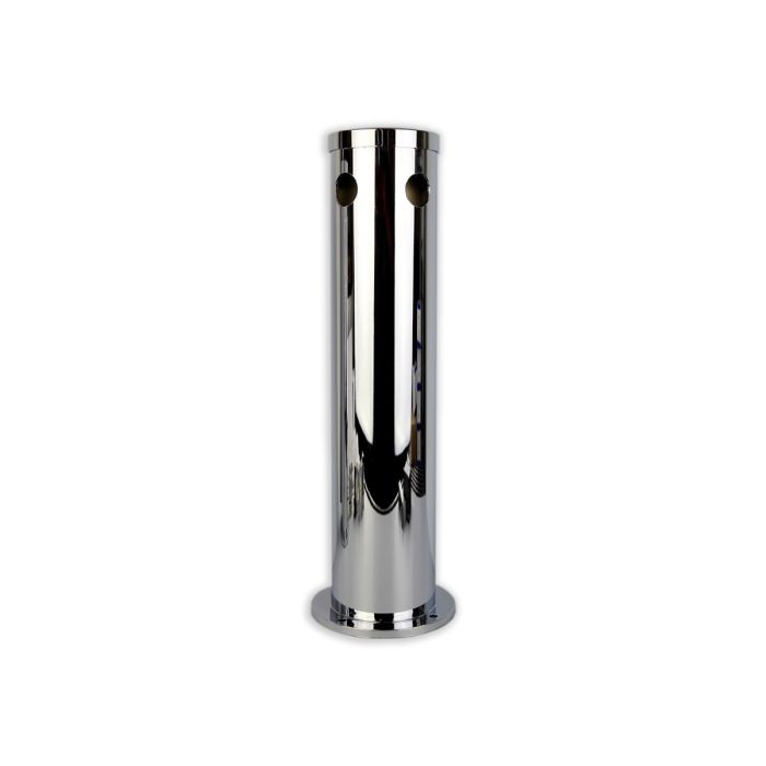 Double Tap Font ABS/PC Chrome Plated