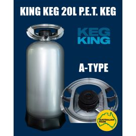 King Keg 20L PET Keg With A-Type Spear