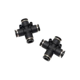 Four Way Push In Fitting Suits 8mm Line (5/16)