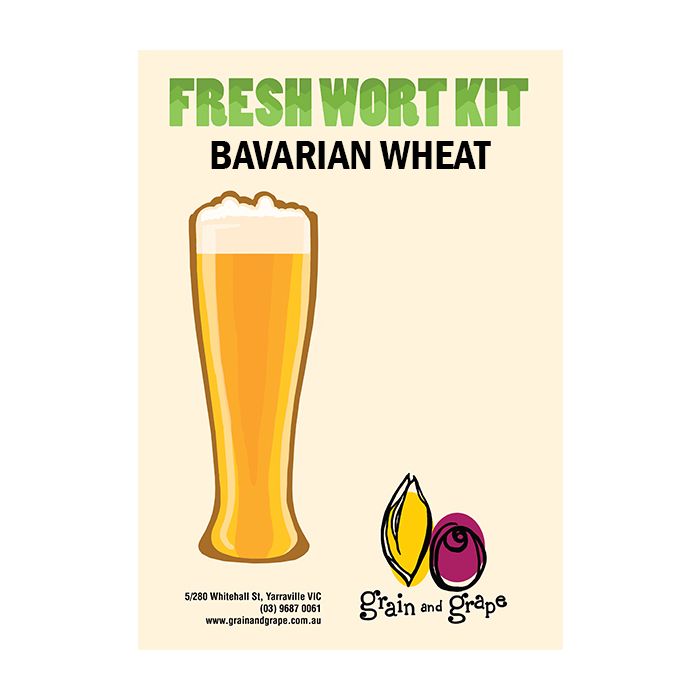 Bavarian Wheat Artisan Ale Grain & Grape Fresh Wort Kit