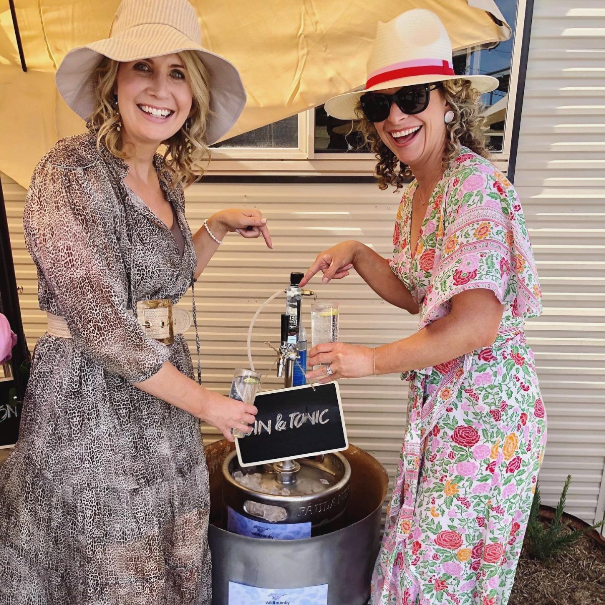 Keg Mate Ladies Enjoying Gin and Tonic