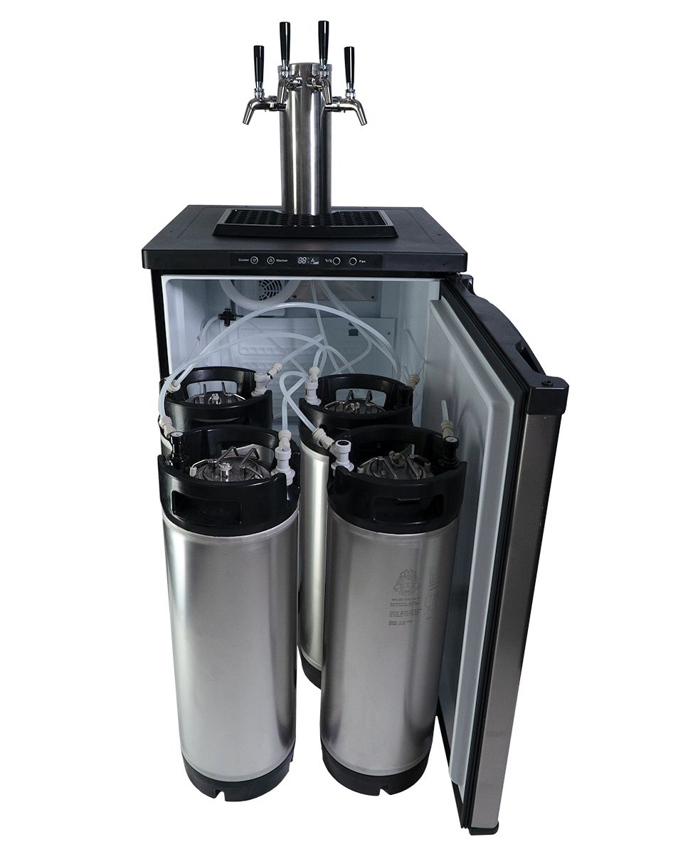 KegMaster Premium front view with parts.