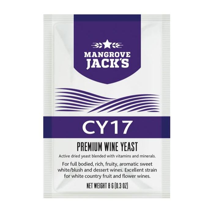 Mangrove Jacks Wine Yeast CY17 (8g)