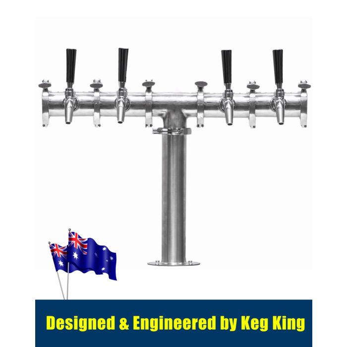 Quadruple Tap Modular Beer Font Tower
Design and Engineered by Keg King