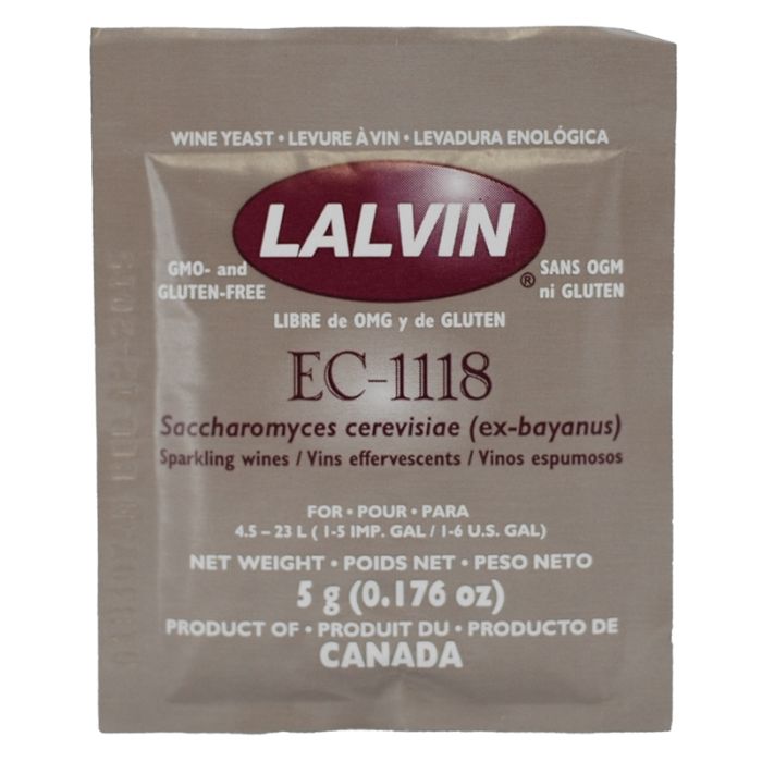 Lalvin EC 1118 Wine & Champagne Yeast