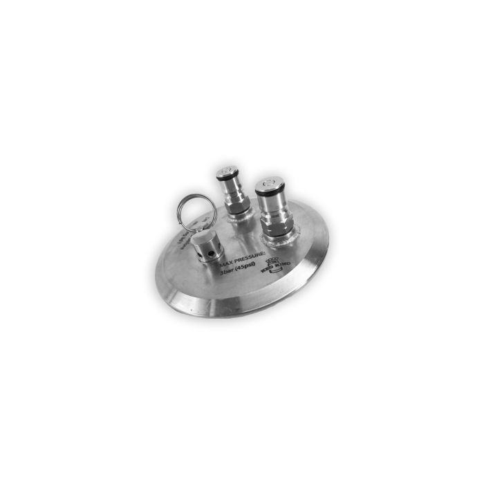 Kegmenter Lid 4inch Tri Clover Ball Lock 