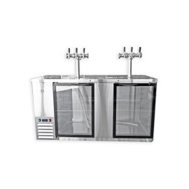 KegMaster Super Deluxe Large Kegerator – Two Door Model
