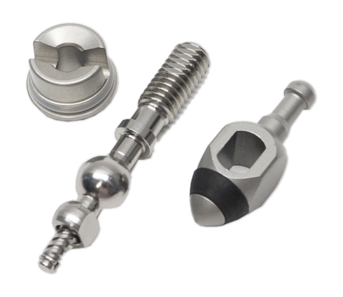 Ultra Tap right side view Twist Flow Control upgrade kit photo of parts.