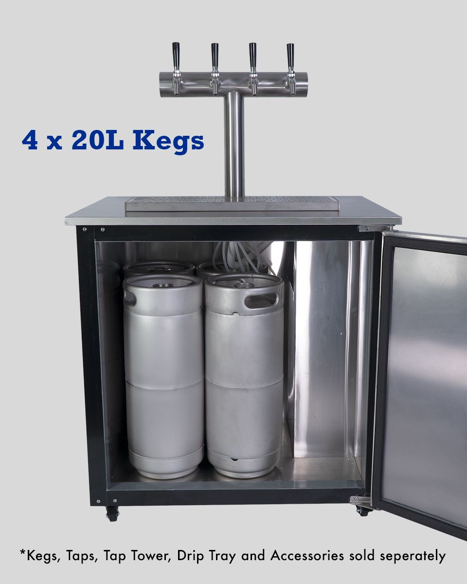 Kegerator KegMaster Solstice solar powered fridge
