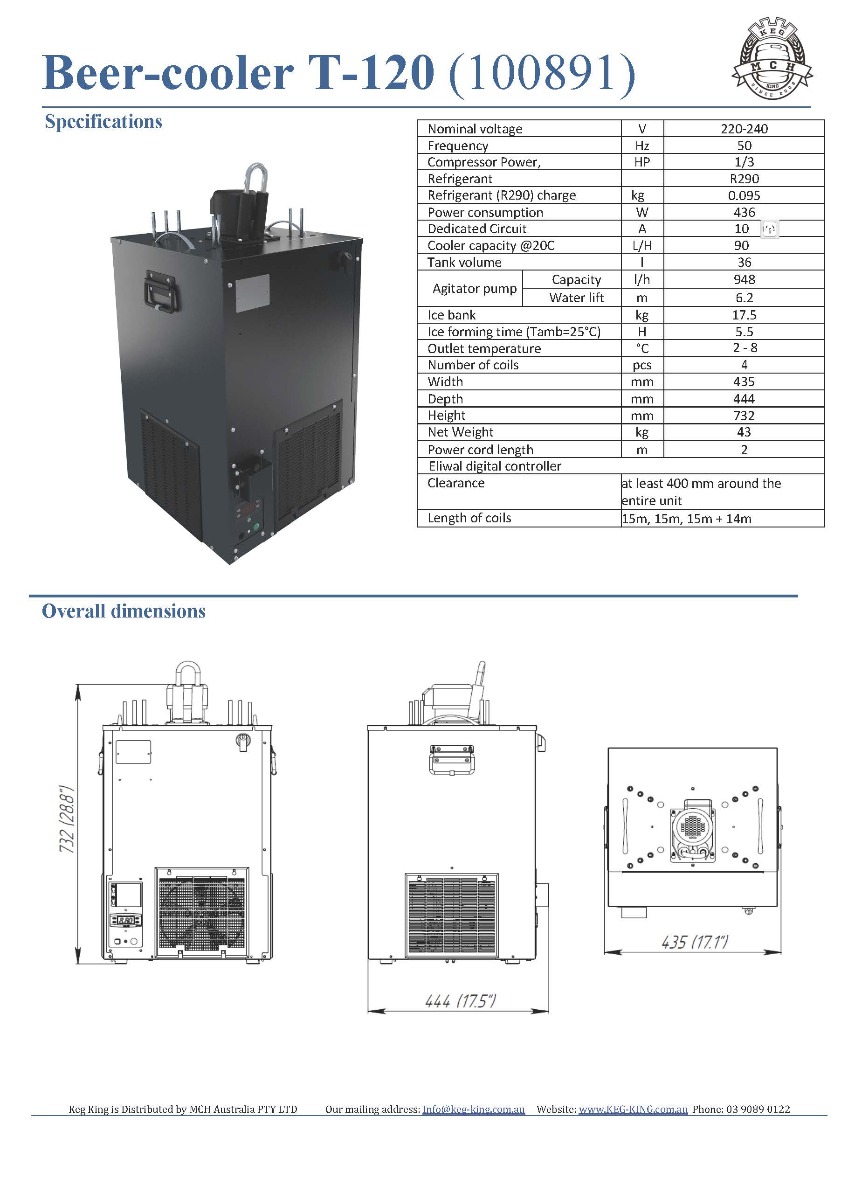 Icebank Cooler T120