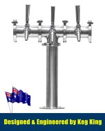 Triple Tap Modular Beer Font
Design & Engineered by Keg King