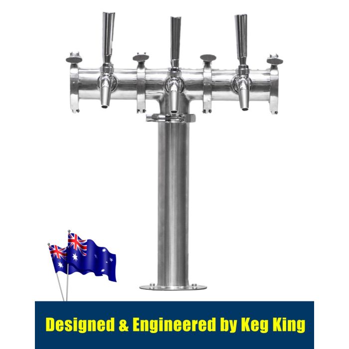 Triple Tap Modular Beer Font
Design & Engineered by Keg King