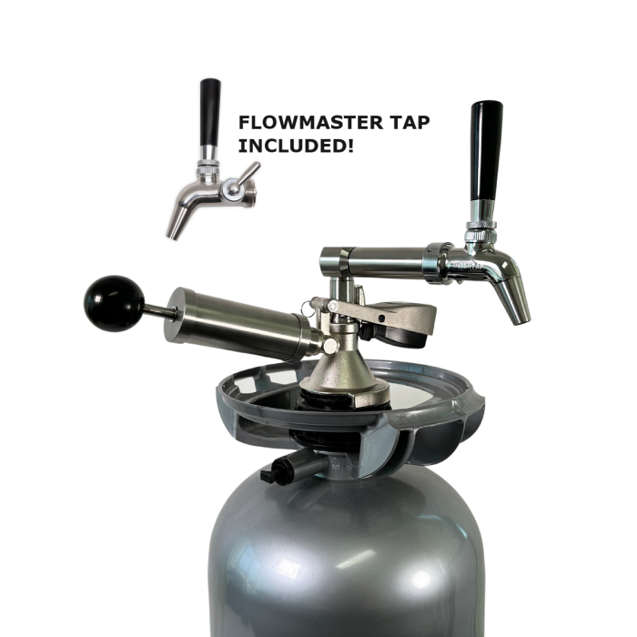 Keg Dispensing System A Type Coupler +  Flow Master Intertap