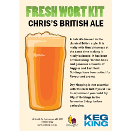 Chris' British Pale Ale Artisan Ale Grain & Grape Fresh Wort Kit