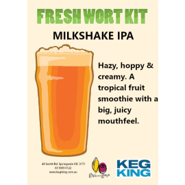 Milkshake IPA Artisan Ale Grain & Grape Fresh Wort Kit