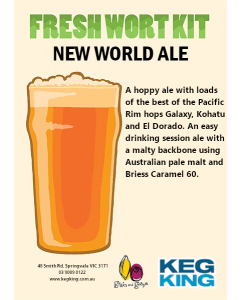 New World Ale Artisan Ale Grain & Grape Fresh Wort Kit