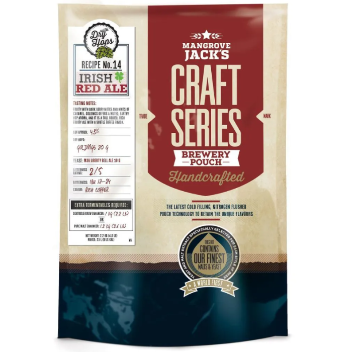 Mangrove Jack's Craft Series Irish Red Ale 2.2kg