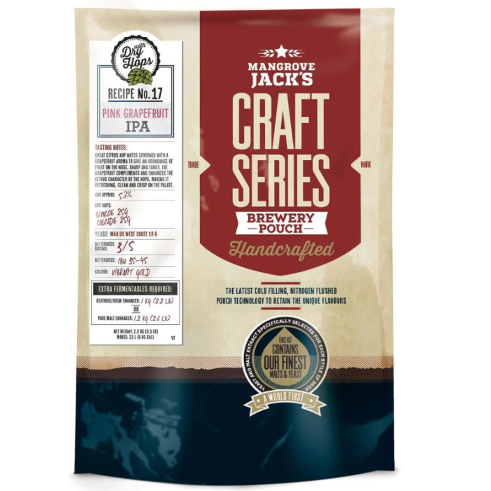 Mangrove Jack's Craft Series Pink Grapefruit IPA 2.5kg(LE)
