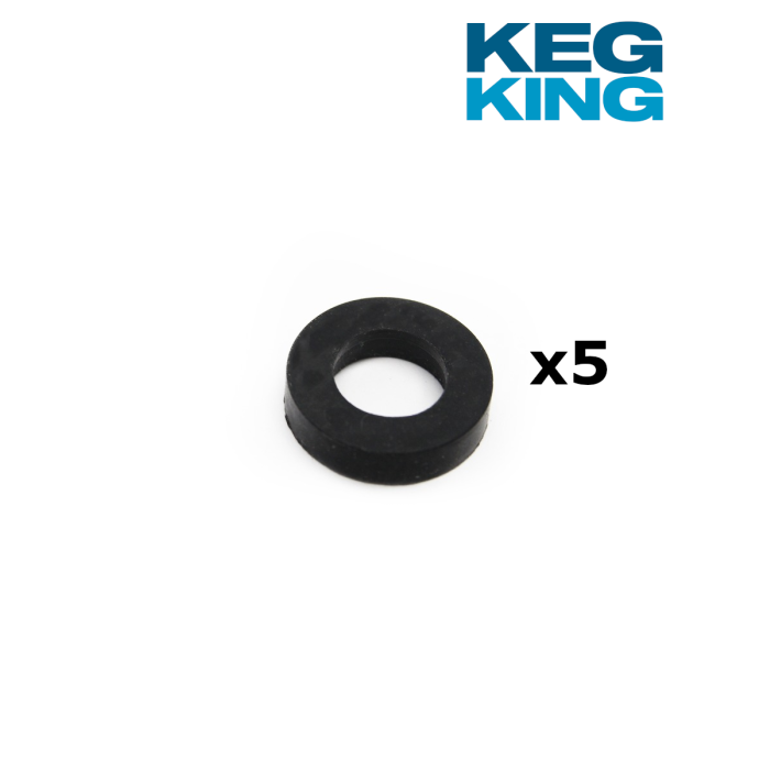 5/8 Thick Black Silicone Washer pack of 5x units