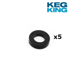 5/8 Thick Black Silicone Washer pack of 5x units