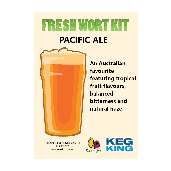 Pacific Ale Artisan Ale Grain & Grape Fresh Wort Kit