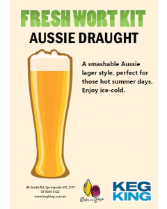 Aussie Draught Artisan Ale Grain & Grape Fresh Wort Kit